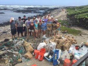 beach clean up hawaii island