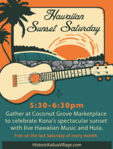 Hawaiian Sunset Saturday Kona 