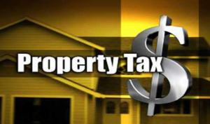 Property Tax with dollar sign graphic