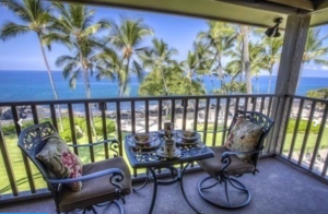 Kona Isle lanai oceanfront condo in Kona Hawaii