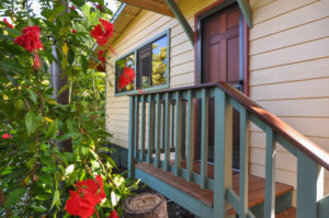 front entry of home in hawaii