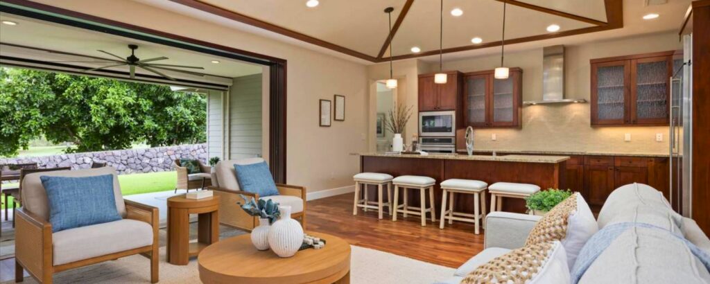 Incredible Open Concept Living Space at Holua Kai