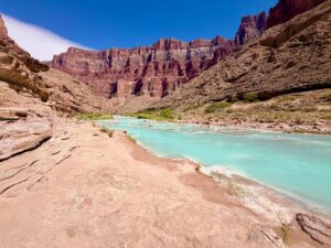 Malama aina reflection from a Colorado River rafting trip through the Grand Canyon
